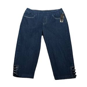 NWT N Touch Women’s Denim Crop Jeans, Size 6P